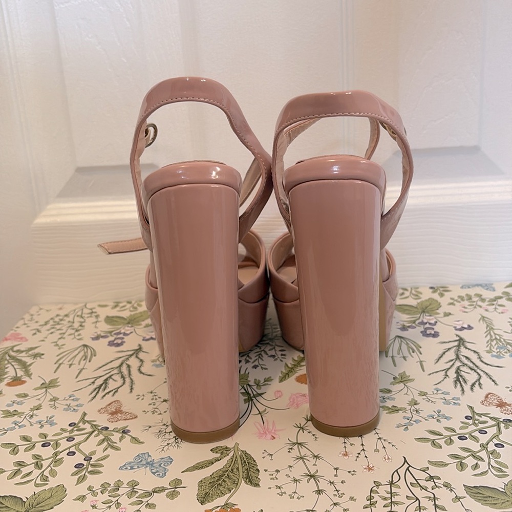 Pink Platform Sandals - Picture 3 of 5